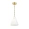 Z-Lite Alaric 1 Light Pendant, 10in. W x 10.75in. H, Modern Gold 3042P10-MGLD - alternate 6